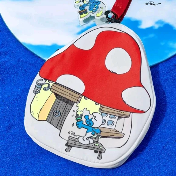 The Smurfs Cartoon Print Coin Purse - Picture 7 of 9